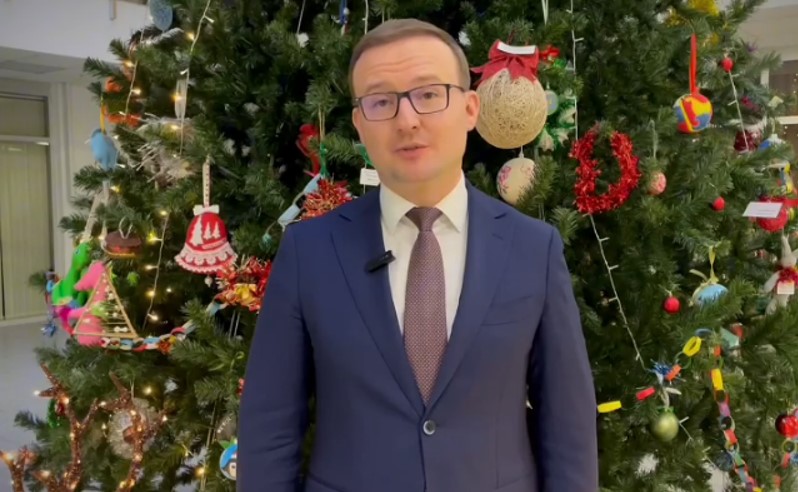  Новогоднее поздравление министра социальной политики Нижегородской области Игоря Седых.