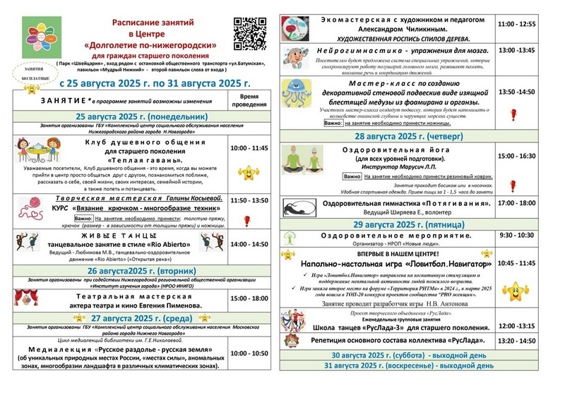 Долголетие по-нижегородски